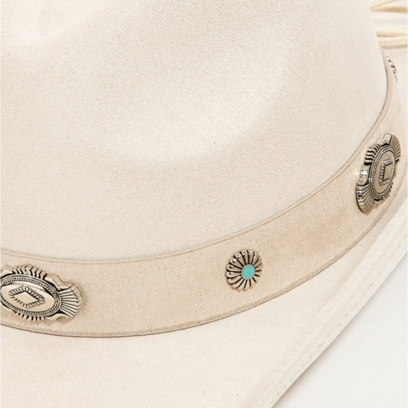Cowboy Hat with Turquoise - Picture 2 of 2